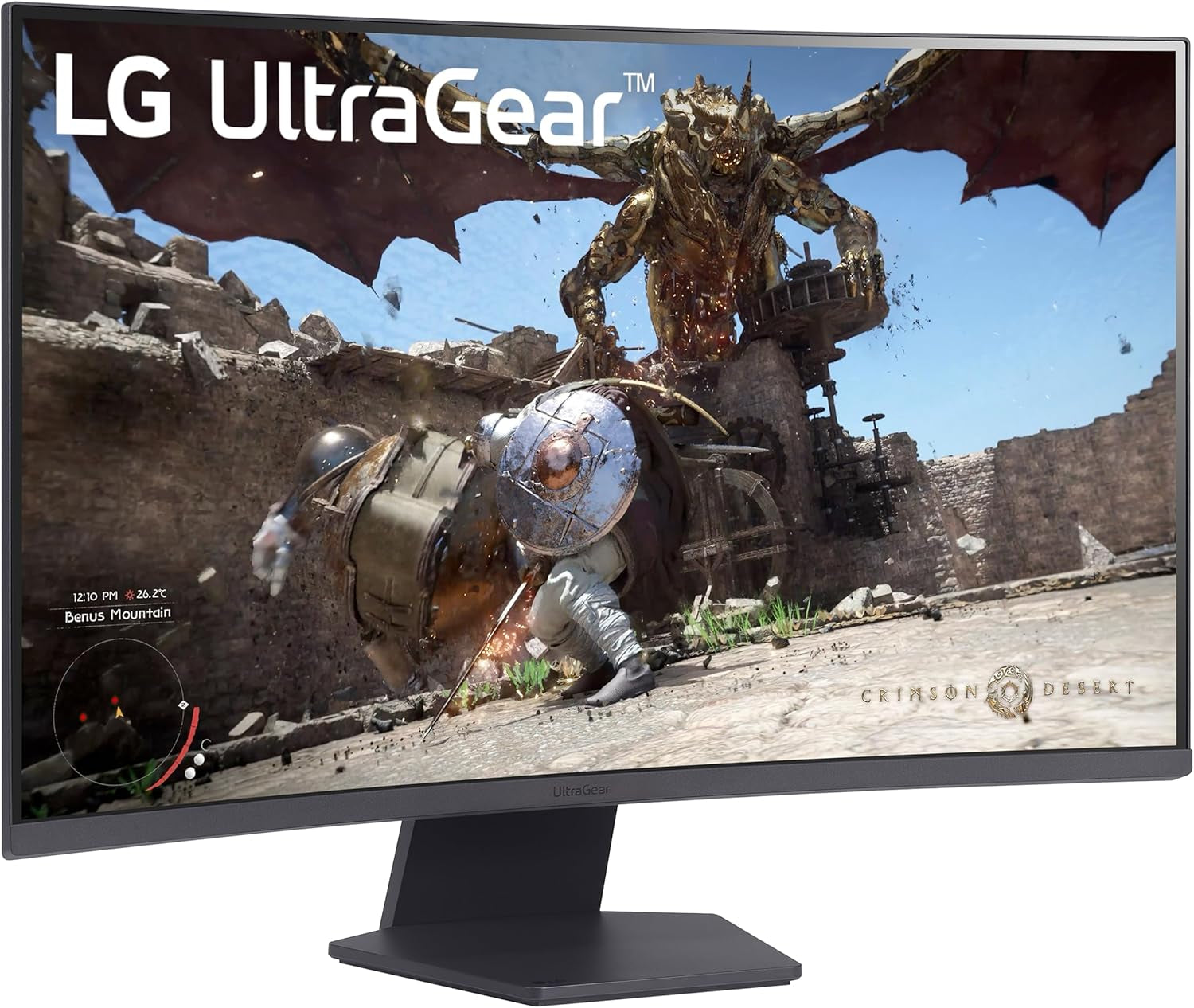 32GS60QC-B Ultragear 32-Inch Curved Gaming Monitor QHD (2560X1440) 180Hz 1Ms 1000R AMD Freesync HDR10 Hdmix2 Displayport Black