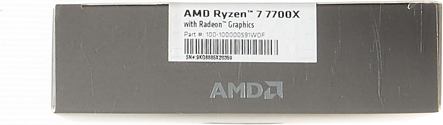 Ryzen 7 7700X 8-Core, 16-Thread Unlocked Desktop Processor