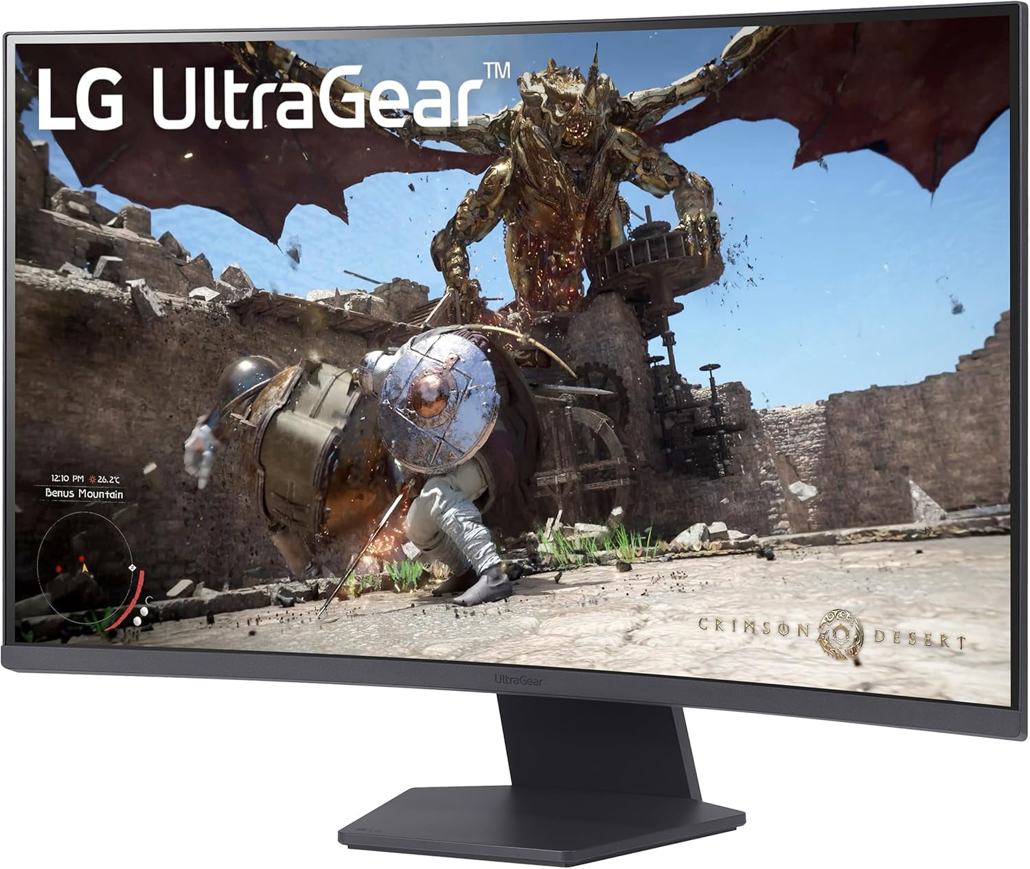 32GS60QC-B Ultragear 32-Inch Curved Gaming Monitor QHD (2560X1440) 180Hz 1Ms 1000R AMD Freesync HDR10 Hdmix2 Displayport Black