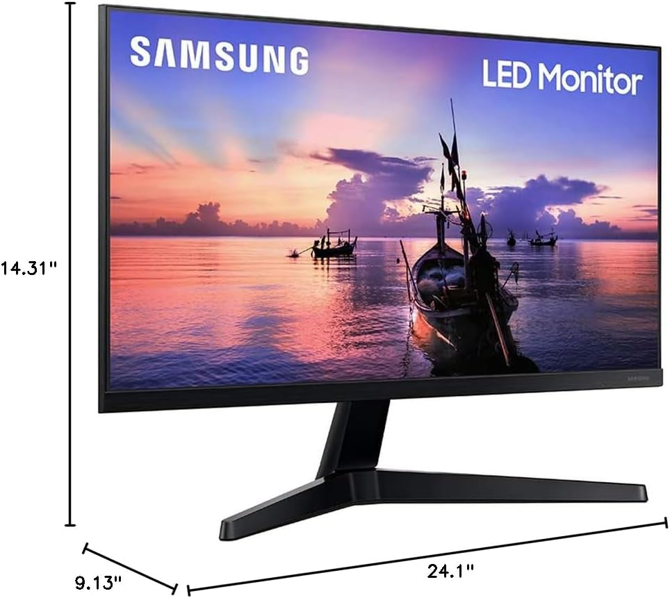 27' T35F Series FHD 1080P Computer Monitor, 75Hz, IPS Panel, HDMI, VGA (D-Sub), AMD Freesync, Wall Mountable, Game Mode, 3-Sided Border-Less, Eye Care, LF27T350FHNXZA