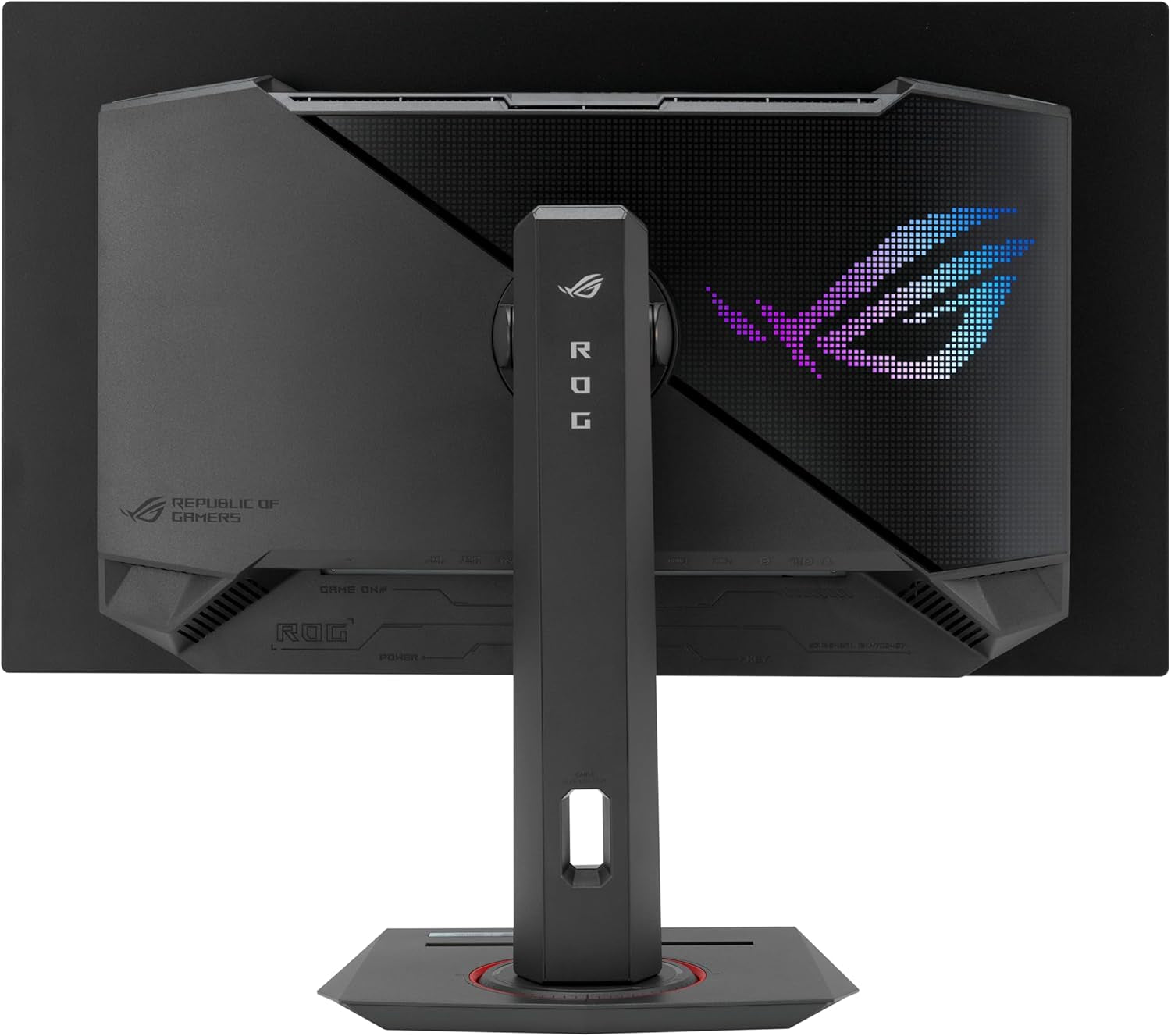 ROG Strix 27” 1440P OLED Gaming Monitor (XG27ACDNG) - QD-OLED, QHD (2560 X 1440), 360Hz, 0.03Ms, Custom Heatsink, OLED Care+, G-SYNC Compatible, 99% DCI-P3, Displaywidget, AI Gaming, 3Yr Warranty