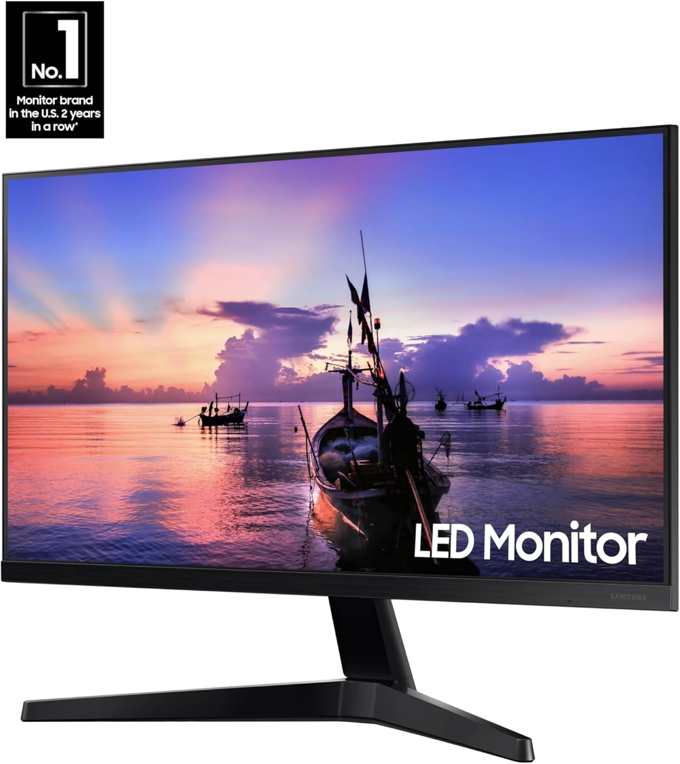 27' T35F Series FHD 1080P Computer Monitor, 75Hz, IPS Panel, HDMI, VGA (D-Sub), AMD Freesync, Wall Mountable, Game Mode, 3-Sided Border-Less, Eye Care, LF27T350FHNXZA