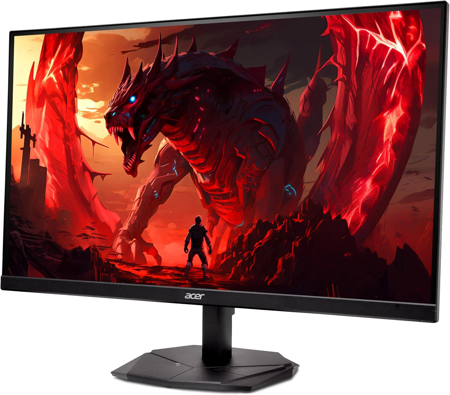 Nitro 27" WQHD 2560 X 1440 IPS Gaming Monitor | AMD Freesync | up to 180Hz Refresh | up to 0.5Ms | DCI-P3 95% | HDR 10 Support | 1 X Display Port 1.2 & 2 X HDMI 2.0 | KG271U N3Bmiipx