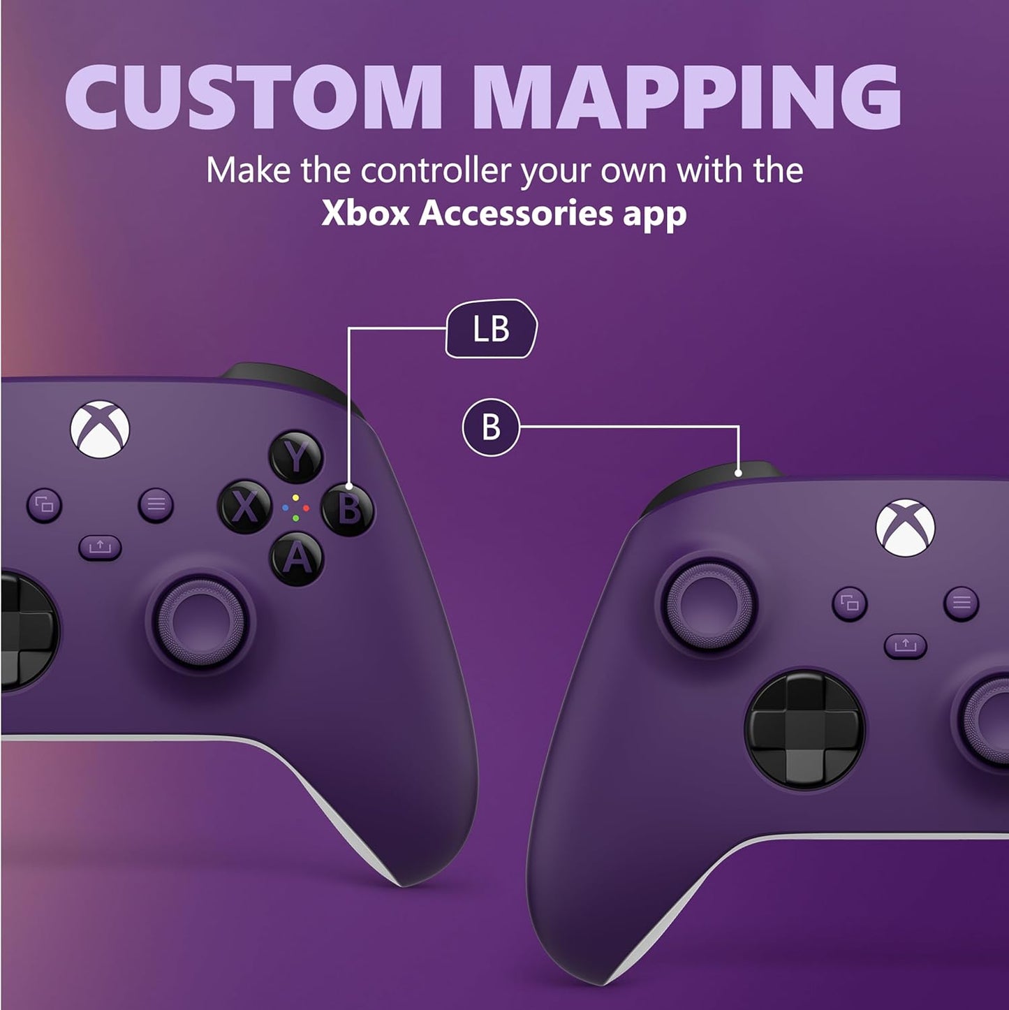 Core Wireless Gaming Controller – Astral Purple Series X|S, One, Windows PC, Android, and Ios