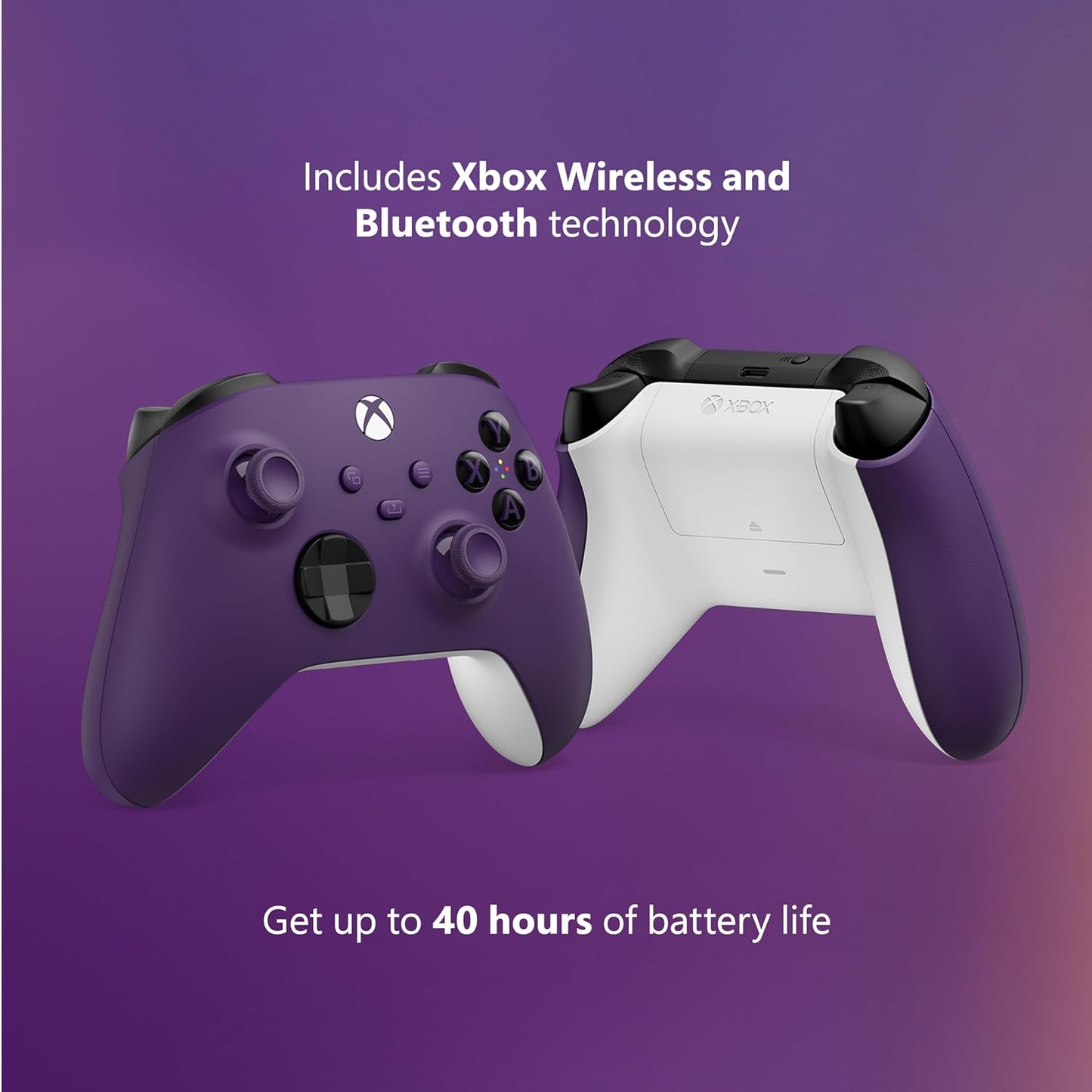 Core Wireless Gaming Controller – Astral Purple Series X|S, One, Windows PC, Android, and Ios