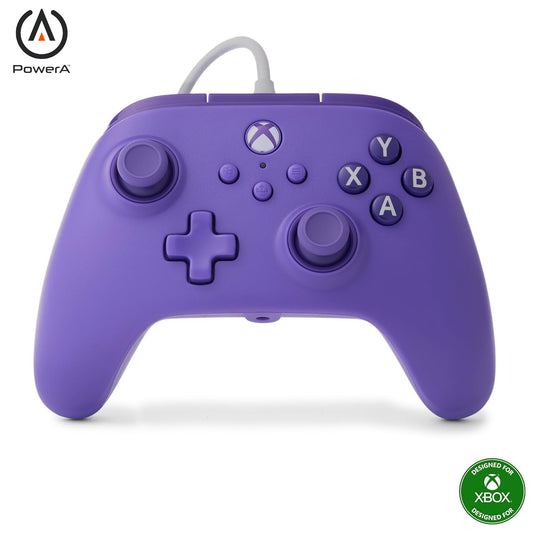 Wired Controller for Xbox Series X|S - Violet, Gamepad, Video Game/Gaming Controller, Works with Xbox One, Officially Licensed