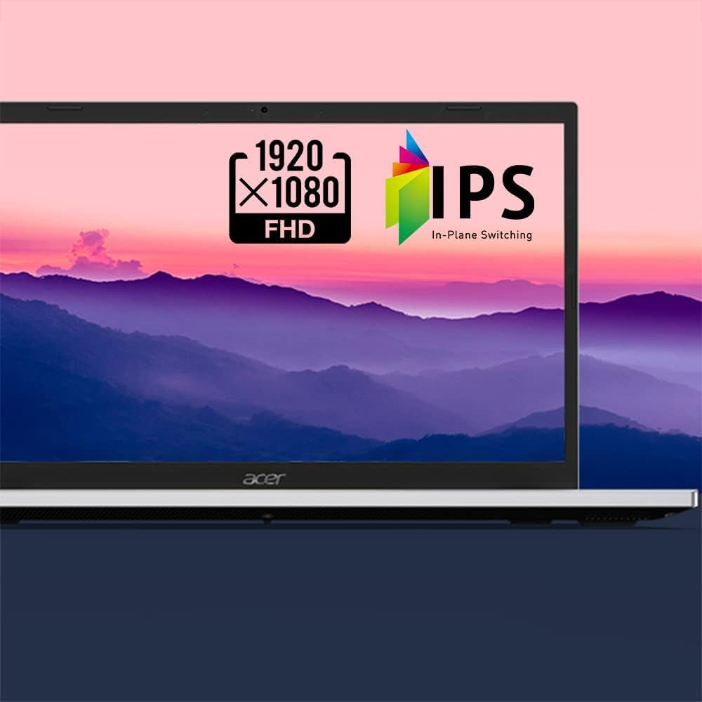 Aspire 3 A315-24P-R7VH Slim Laptop | 15.6" Full HD IPS Display | AMD Ryzen 3 7320U Quad-Core Processor | AMD Radeon Graphics | 8GB LPDDR5 | 128GB Nvme SSD | Wi-Fi 6 | Windows 11 Home in S Mode