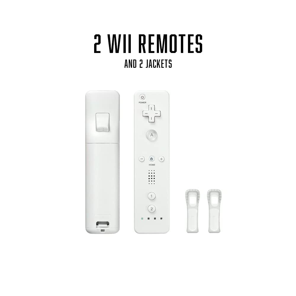 Nintendo Wii Console, White Premium Bundle (Renewed)