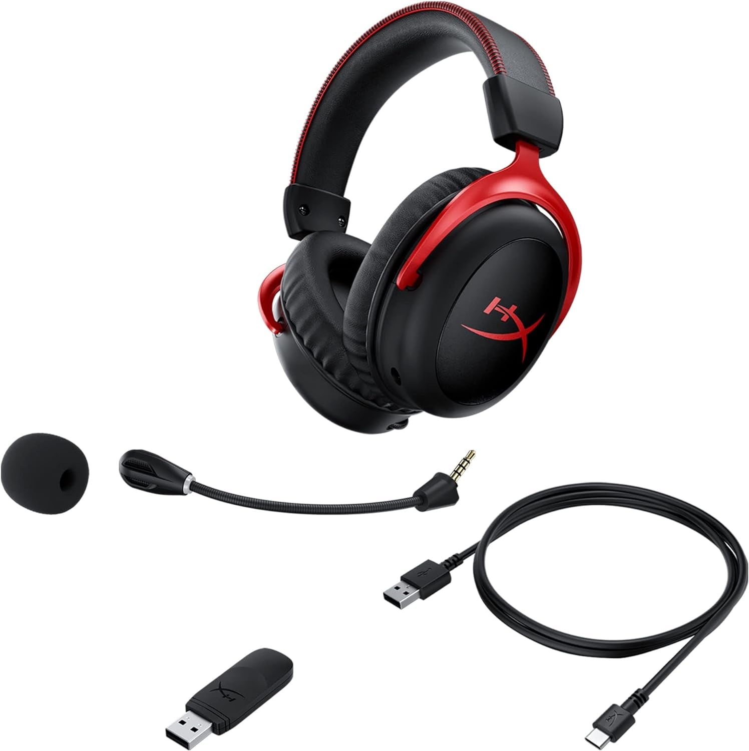 Cloud II Wireless Gaming Headset - Red